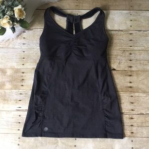 Athleta Gray Tree of Life Tank Top Size Small